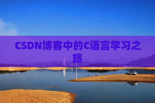 CSDN博客中的C语言学习之旅